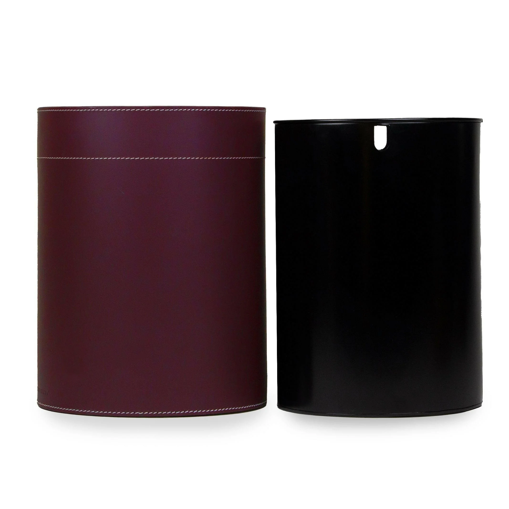 Modella Round Waste Basket Bordeaux - Image 4