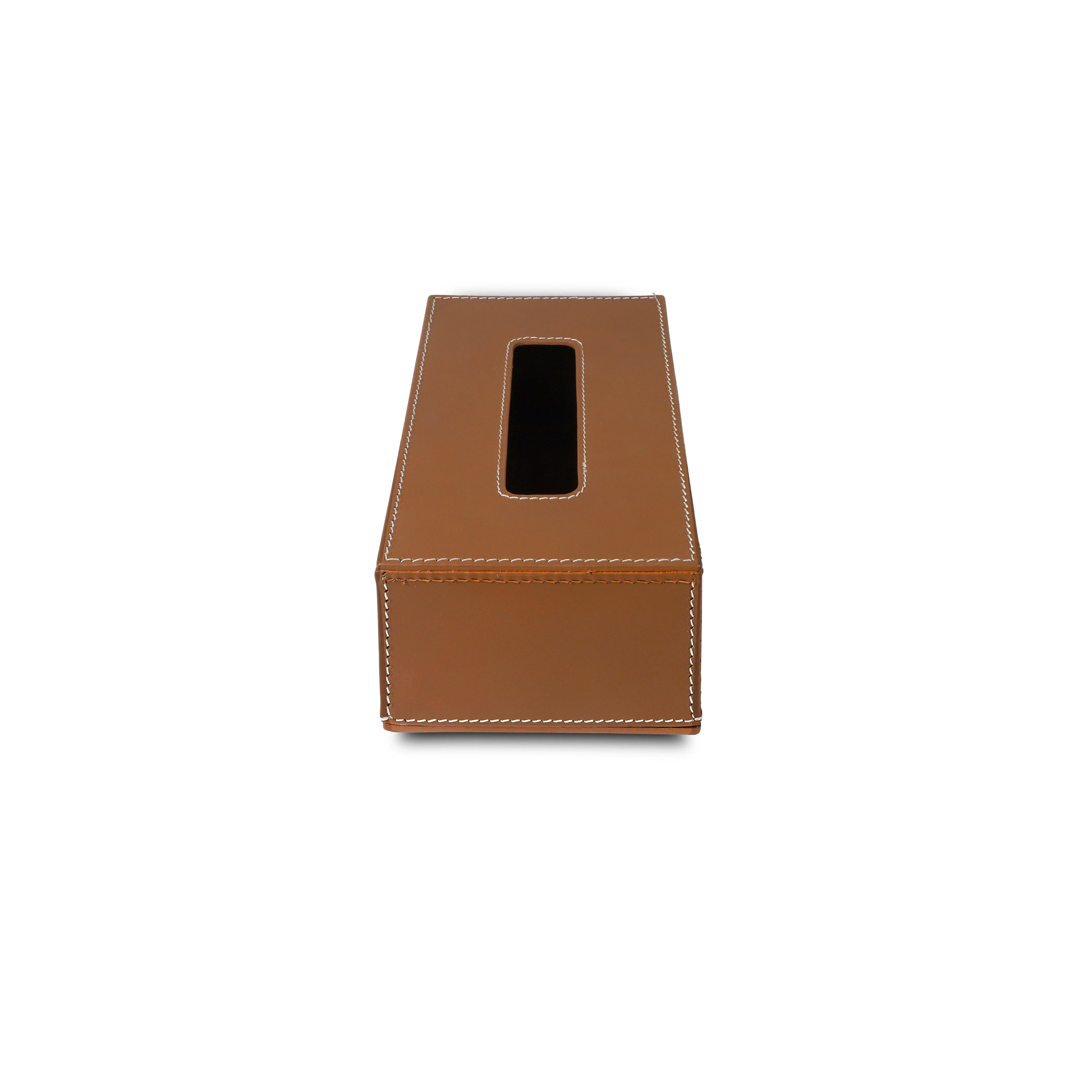 Modella Tissue Box Holder Cognac - Image 4