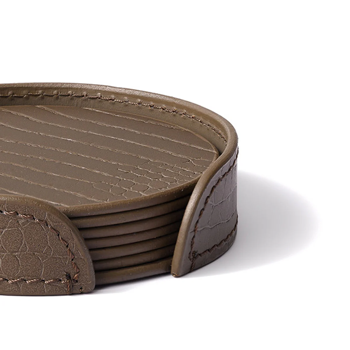 Sterling Coasters Round Taupe - Image 5