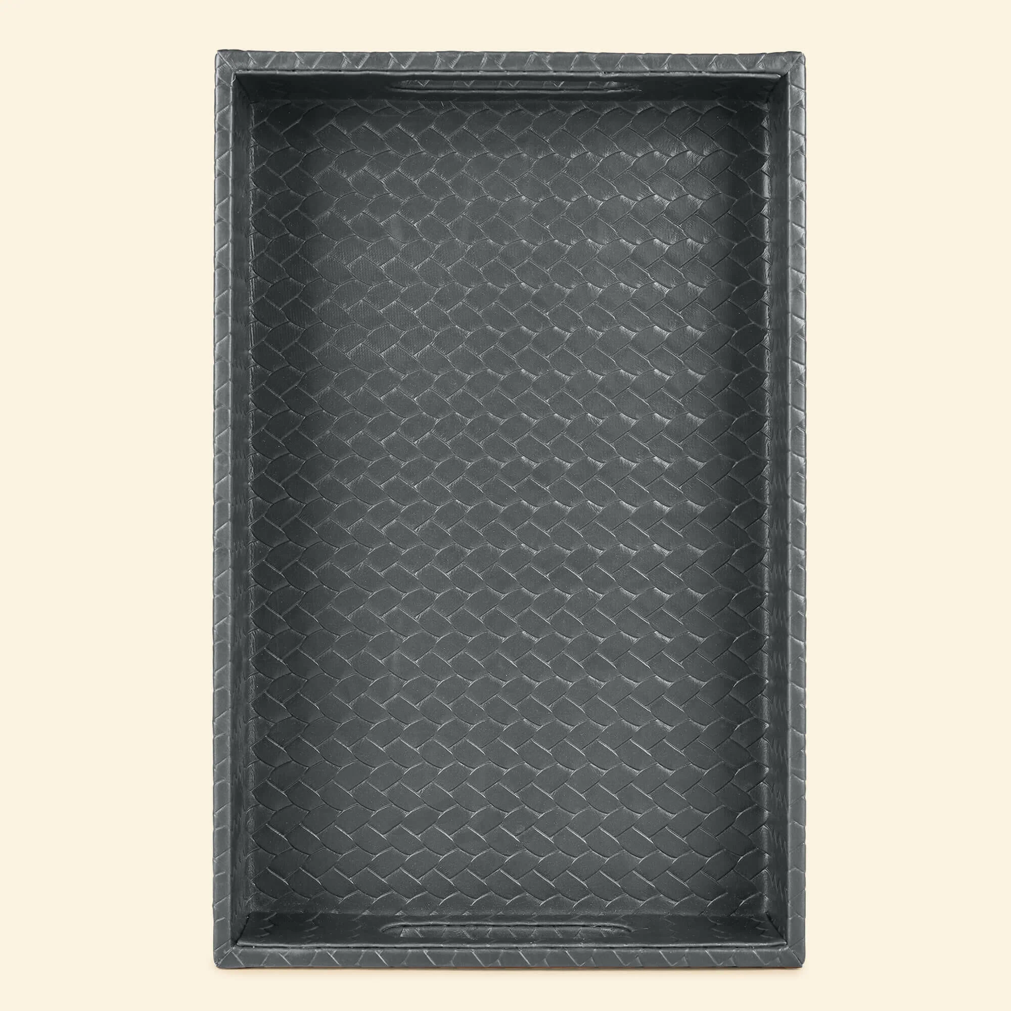 Entwine Small Rectangular Tray Grey - Image 3