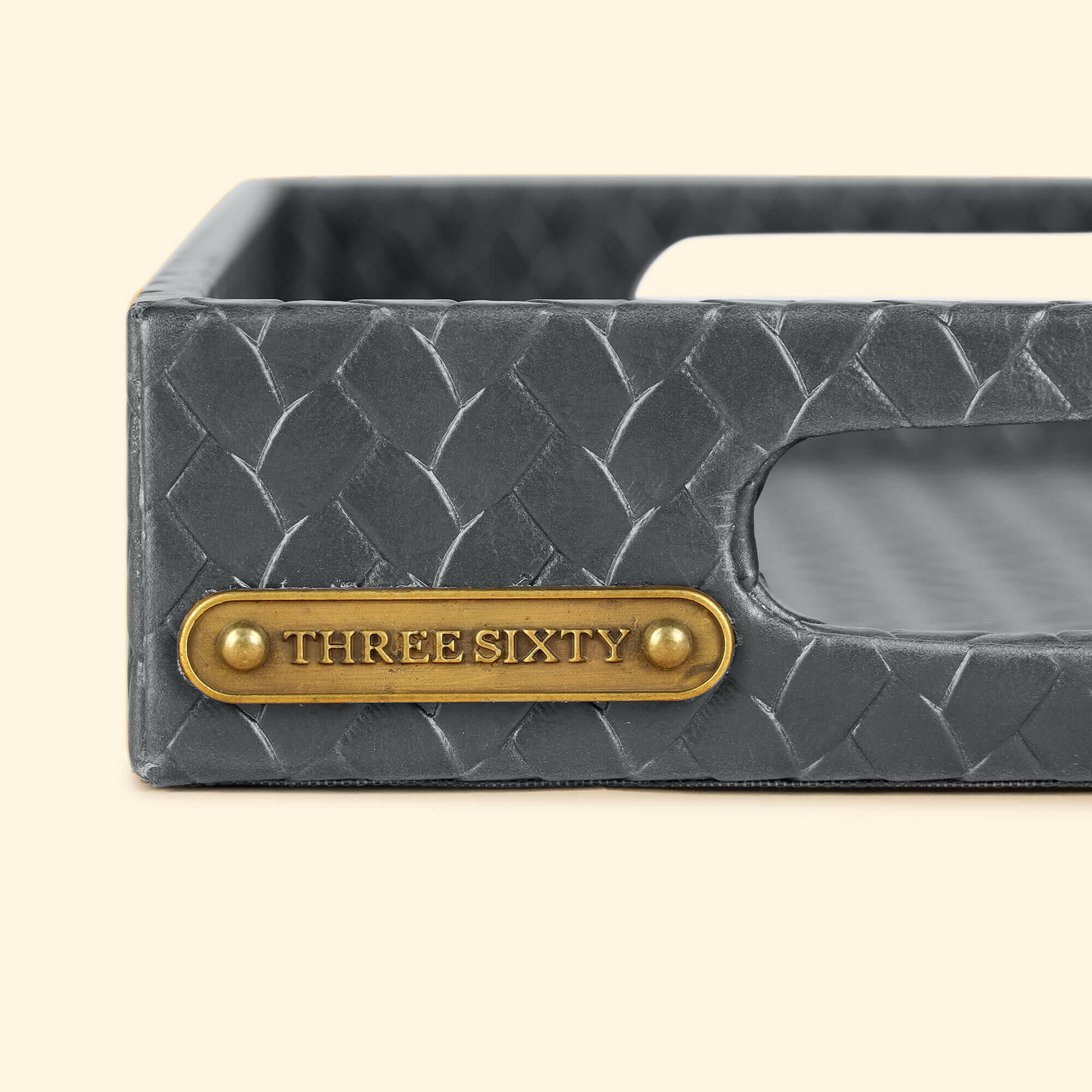Entwine Small Rectangular Tray Grey - Image 5