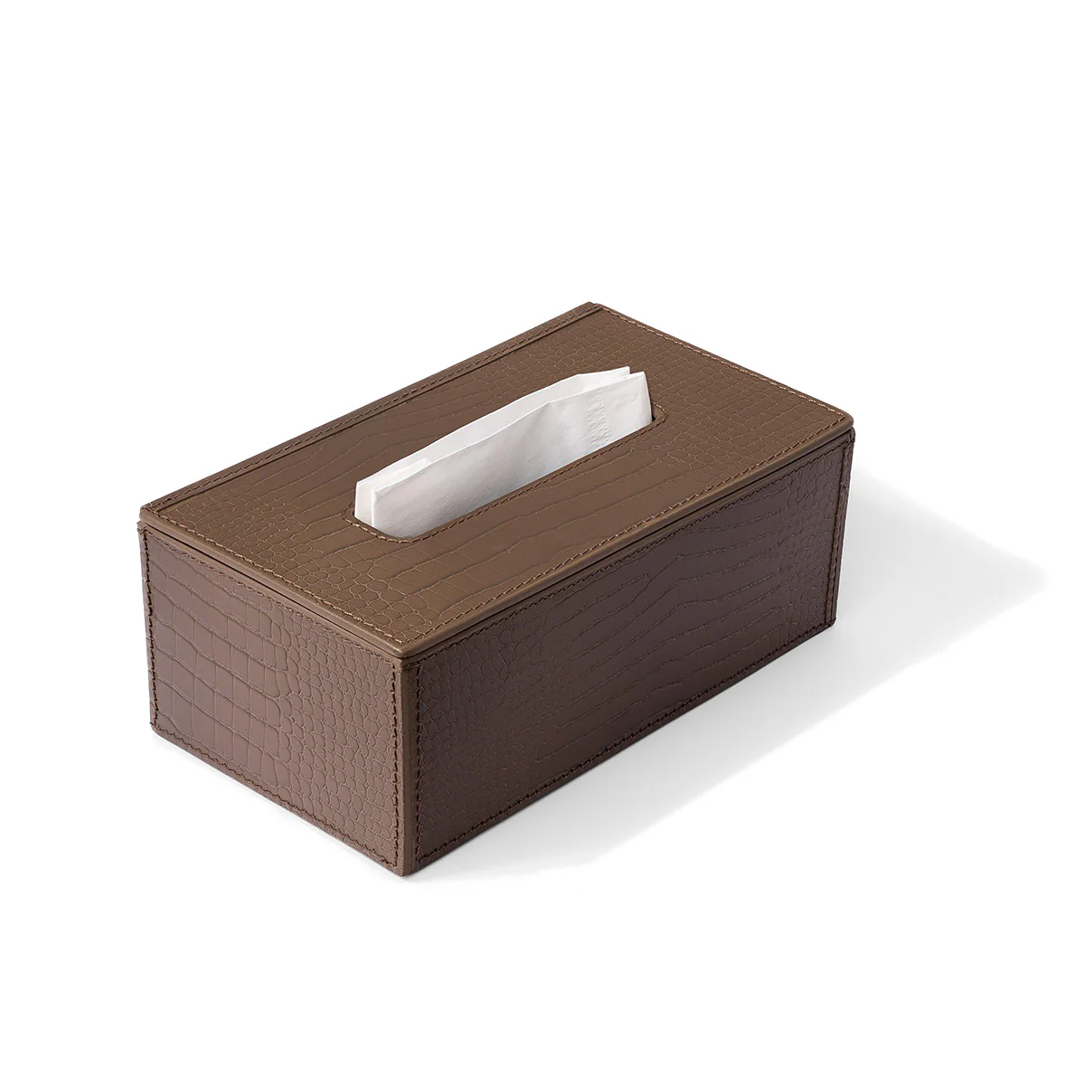 Sterling Tissue Box Holder Taupe - Image 3