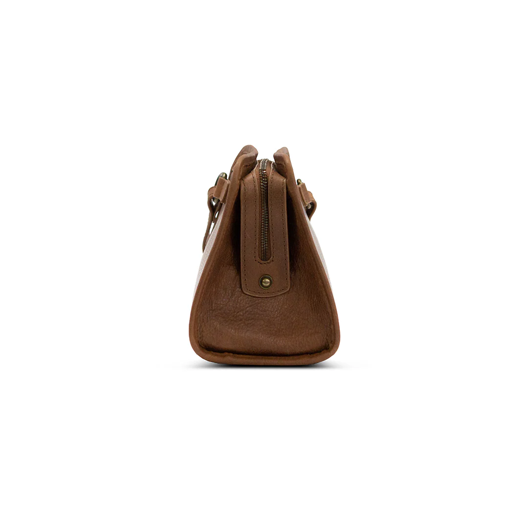 Travel Kit Cow Waxy Rambler Leather Tan - Image 3