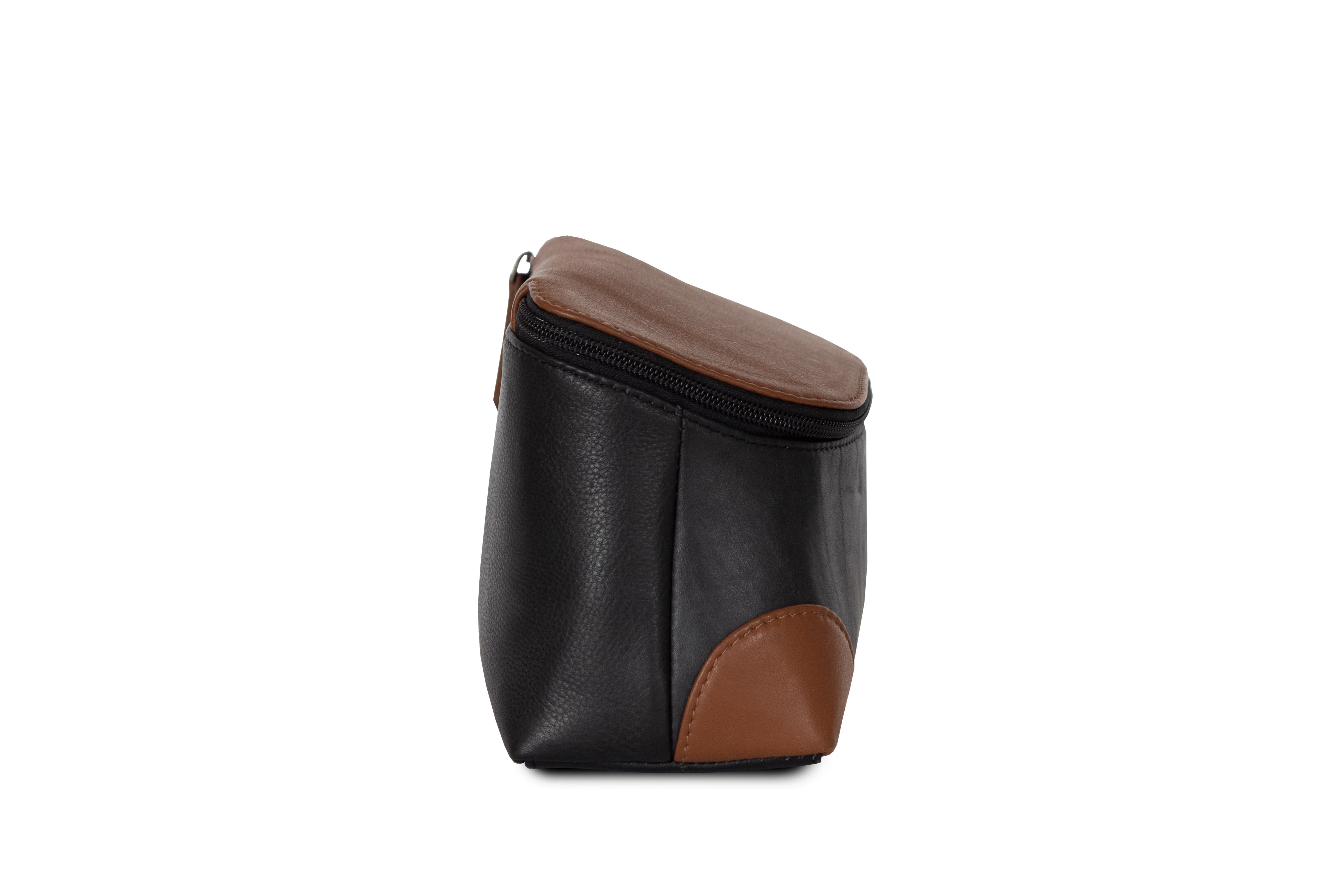Travel Kit Leather Black & Brown - Image 4