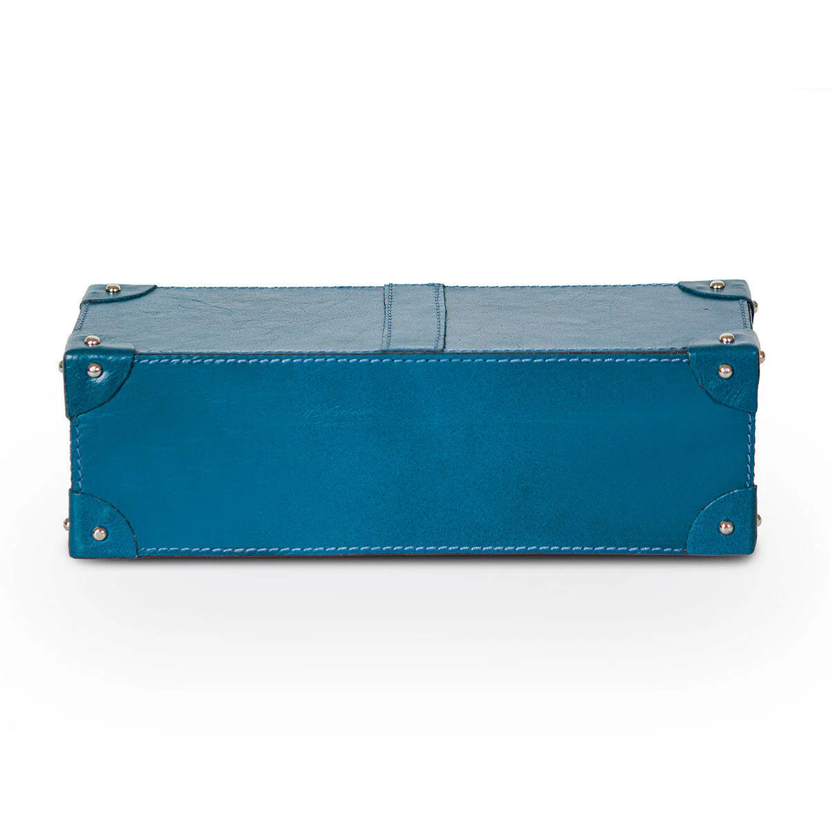 Watch Box of 4 Waxy Leather - Blue - Image 6